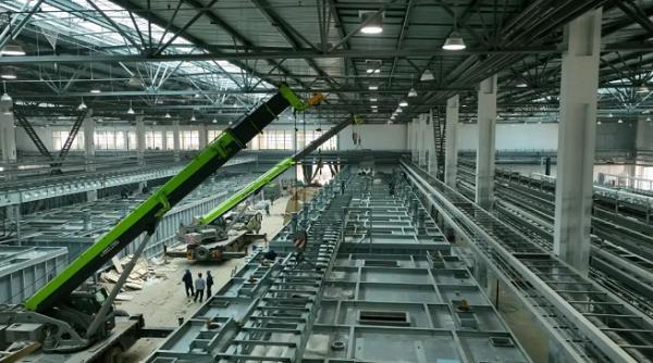 北方稀土绿色冶炼升级改造项目厂区，全球最大稀土原料生产基地一期工程建成投产后的厂区外观。