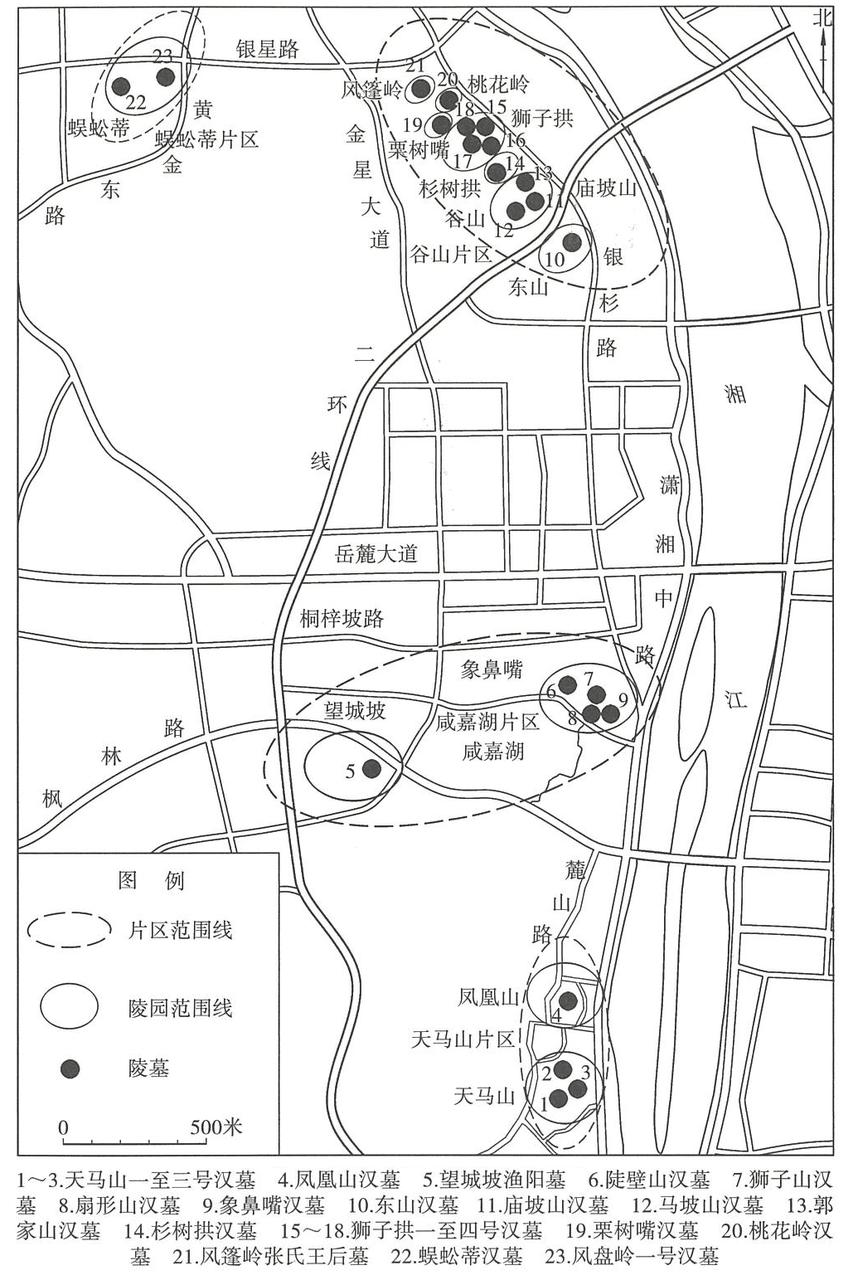 桃花岭汉墓封土堆近景