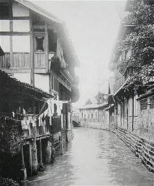 清末金河两岸民居与河道