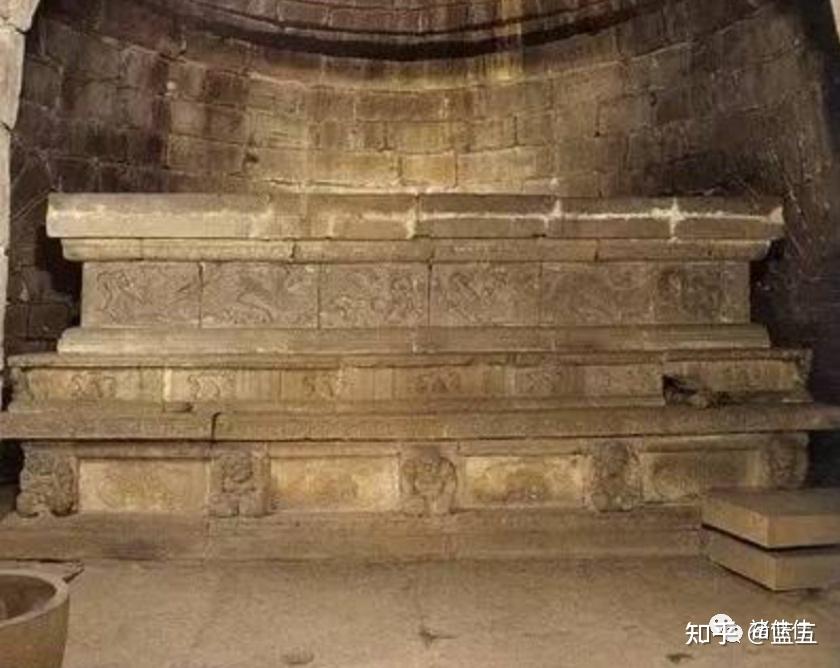 成都博物馆展出的后蜀彩绘陶伎乐俑（赵廷隐墓出土）