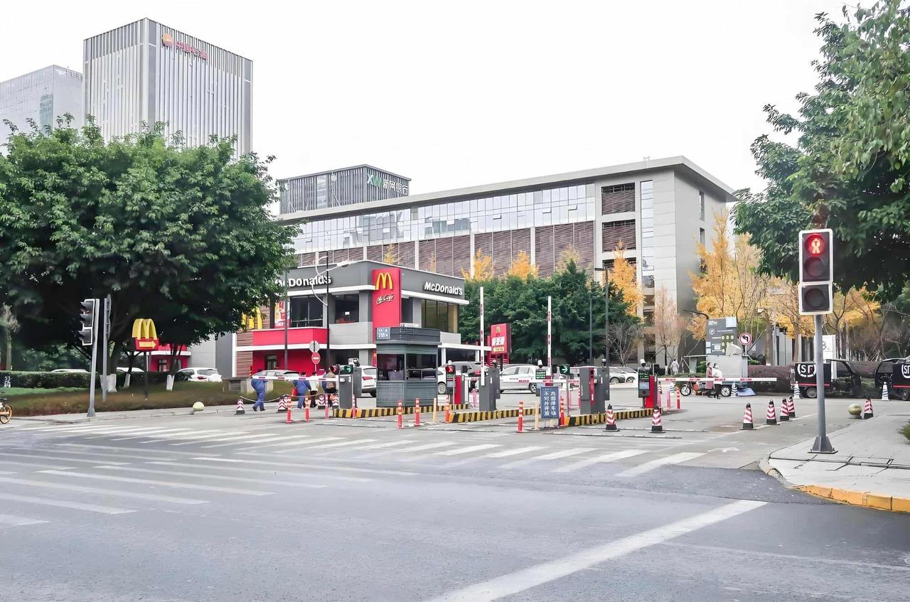 天府软件园内部建筑和绿化