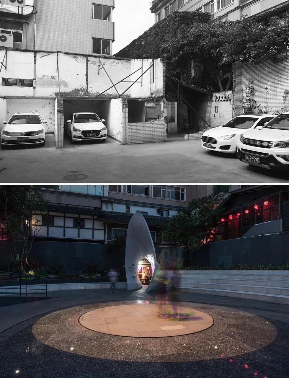 望平坊改造前后对比：同一位置，同一批建筑，空间功能完全不同
