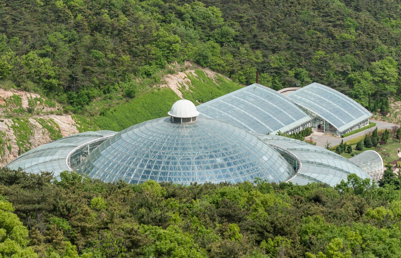 大连植物园屋顶俯瞰