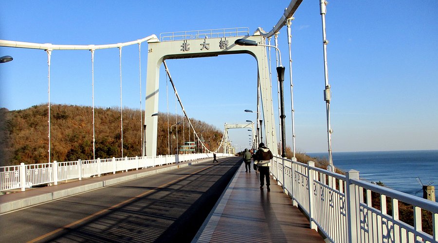 滨海路燕窝岭段远眺:山海之间的桥与步道