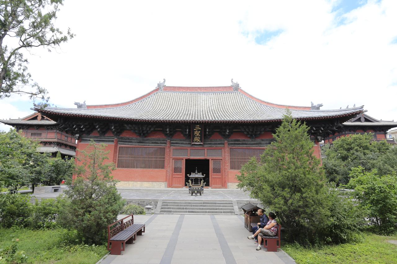 善化寺三圣殿正面外观