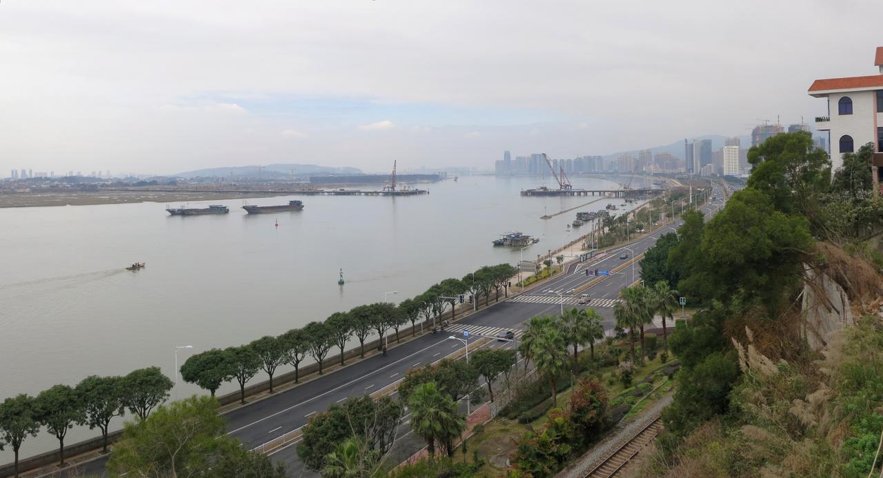 俯瞰闽江口：狭窄的航道构成天然防御关口