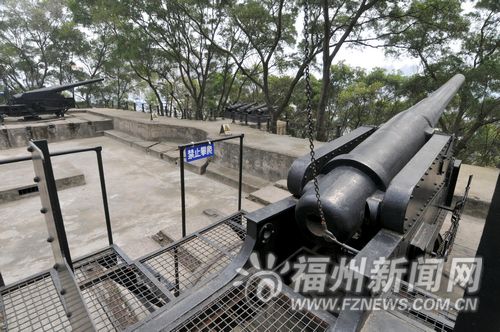 马限山古炮台全貌