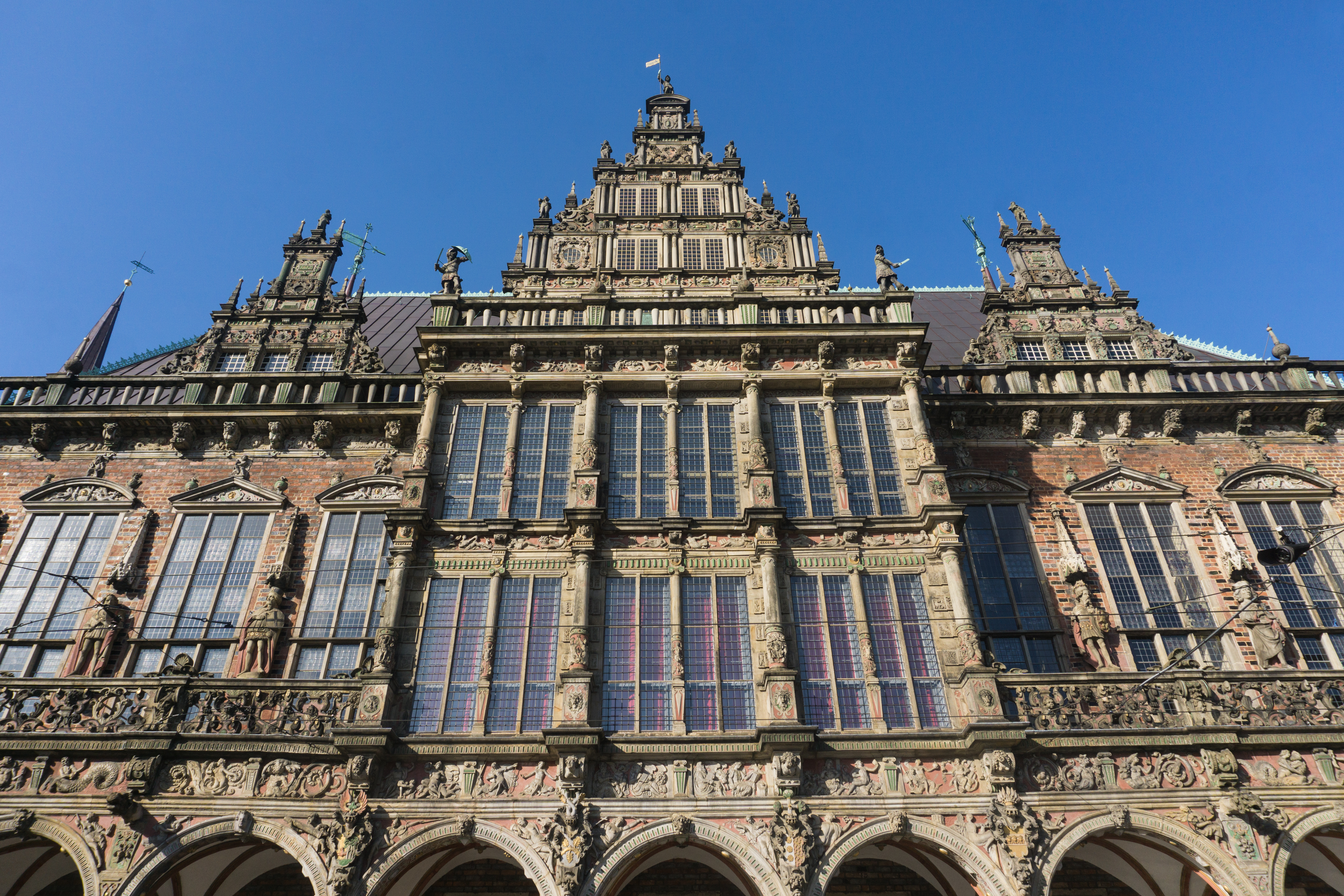 Bremen 市政厅威悉文艺复兴立面