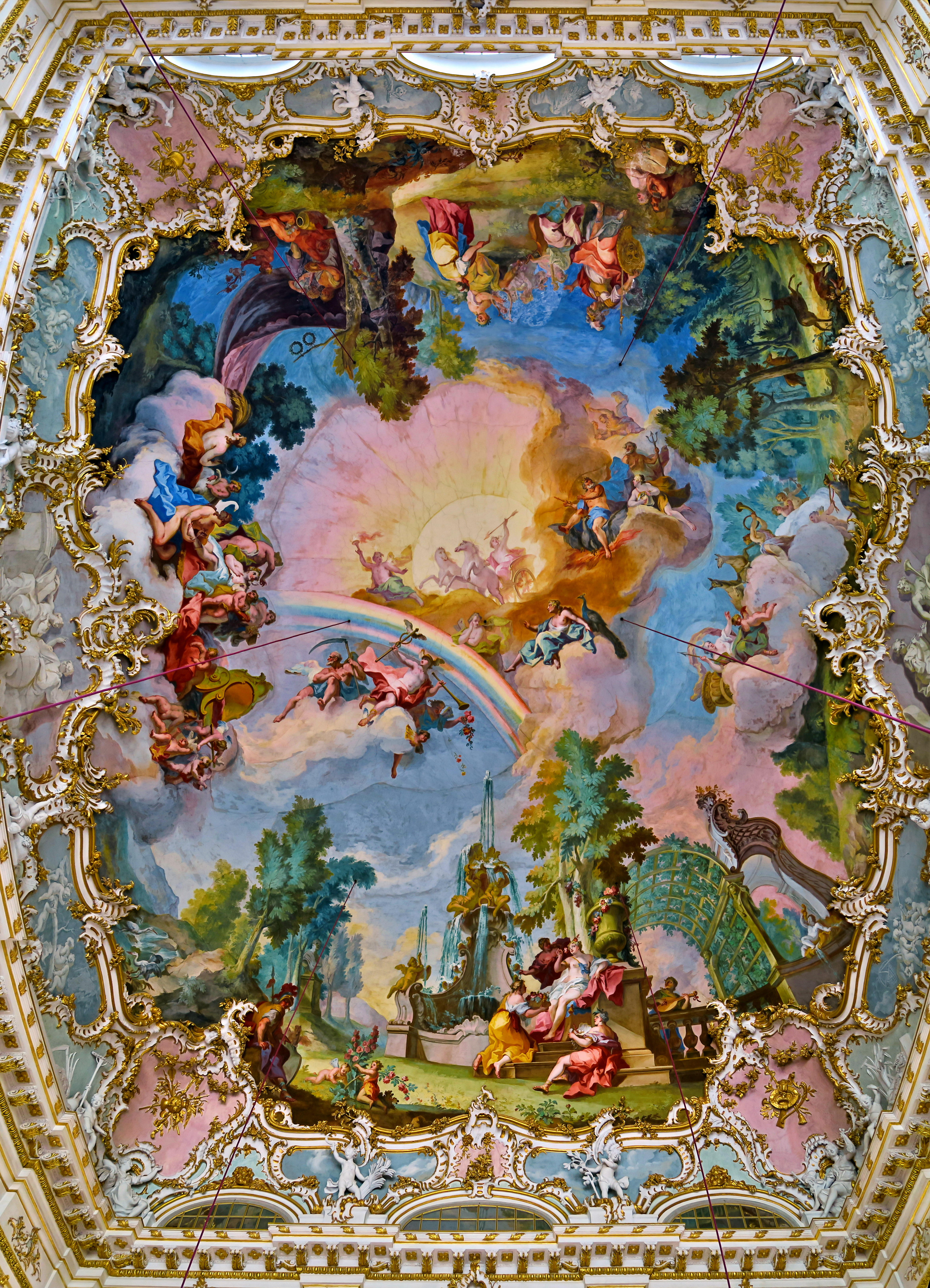 Steinerner Saal 天顶画