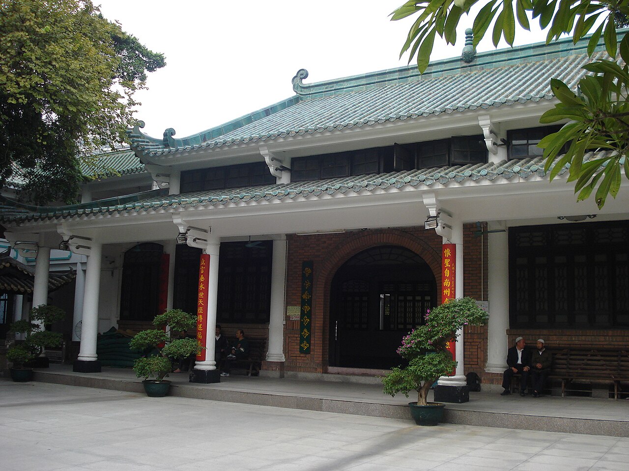 怀圣寺内院：典型的中国传统庭院布局