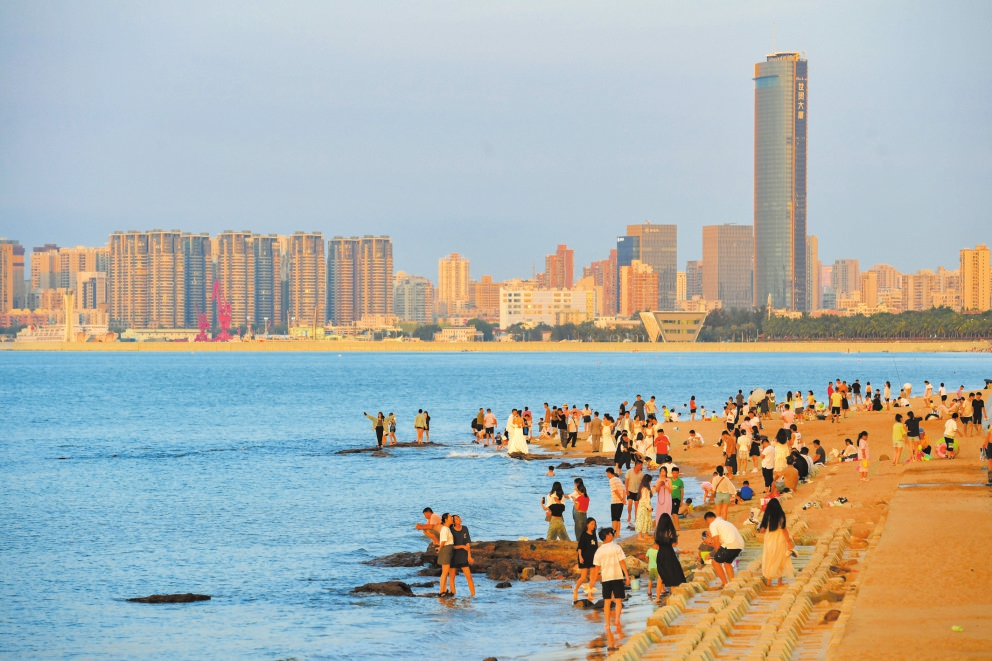 海口西海岸观海台景观