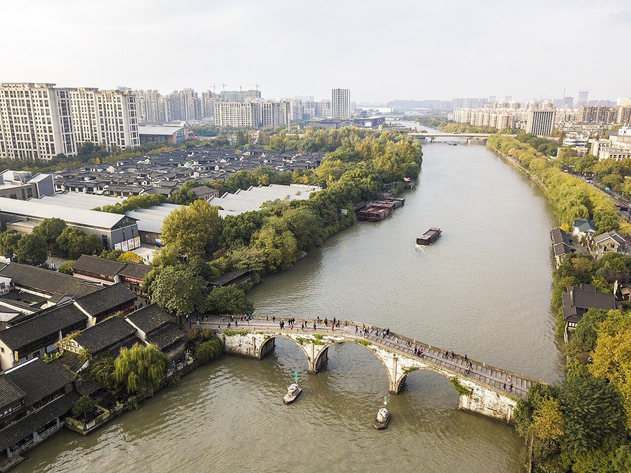 拱宸桥：京杭大运河南端标志