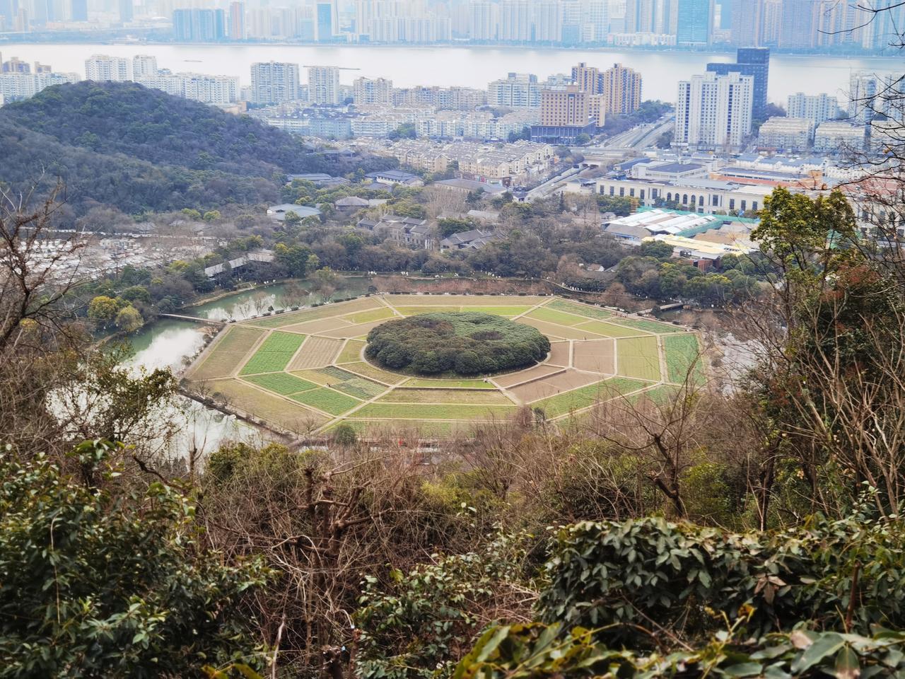 八卦田航拍:南宋郊坛遗址