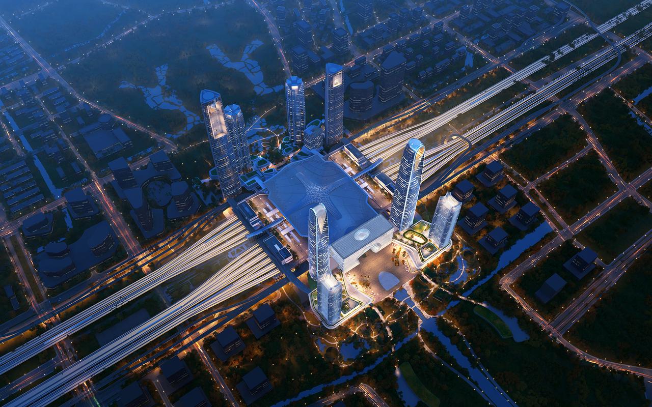 云门建筑综合体：代替传统站前广场的立体城市空间