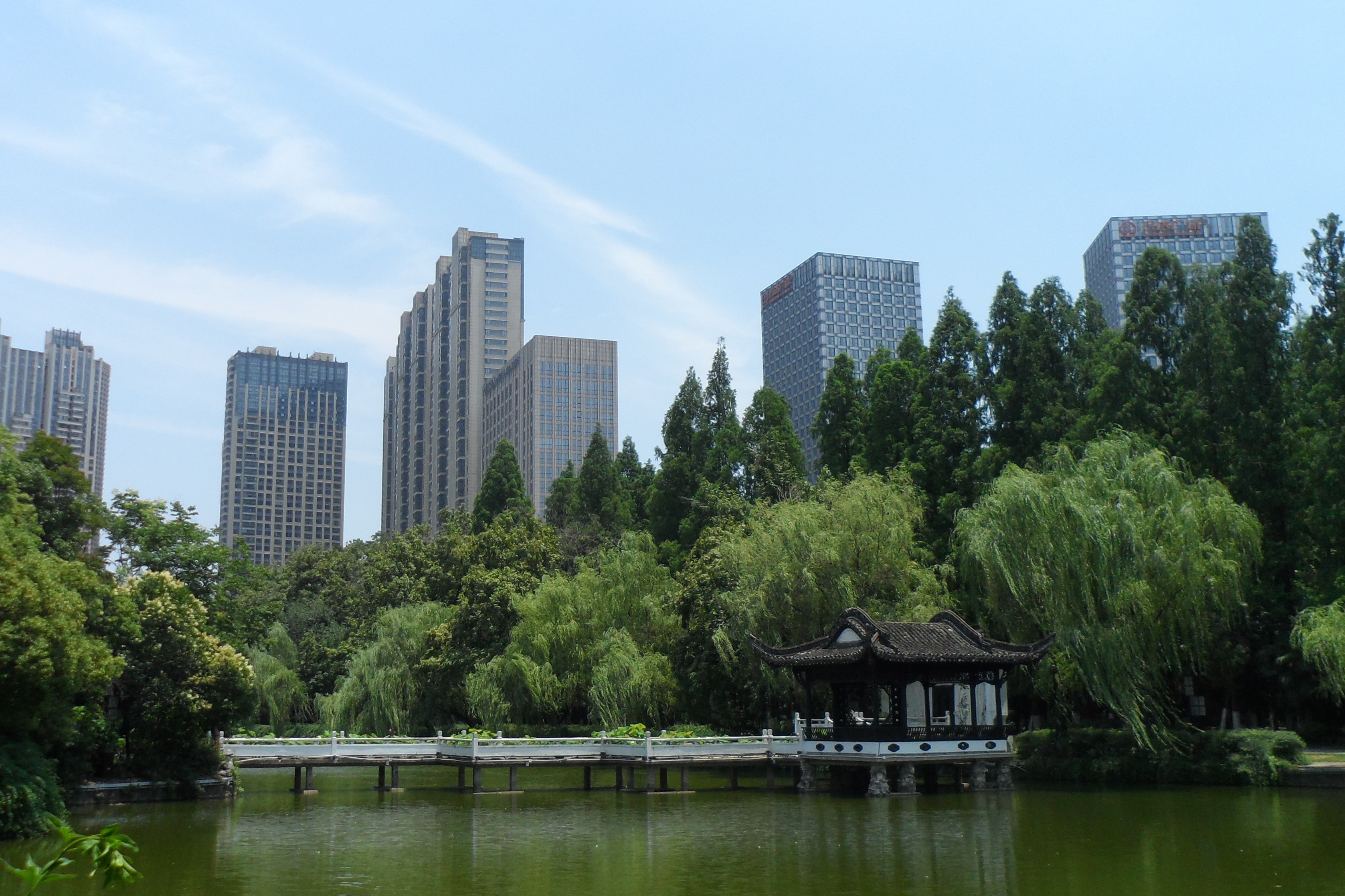 浮庄：包河中央岛上的仿古园林