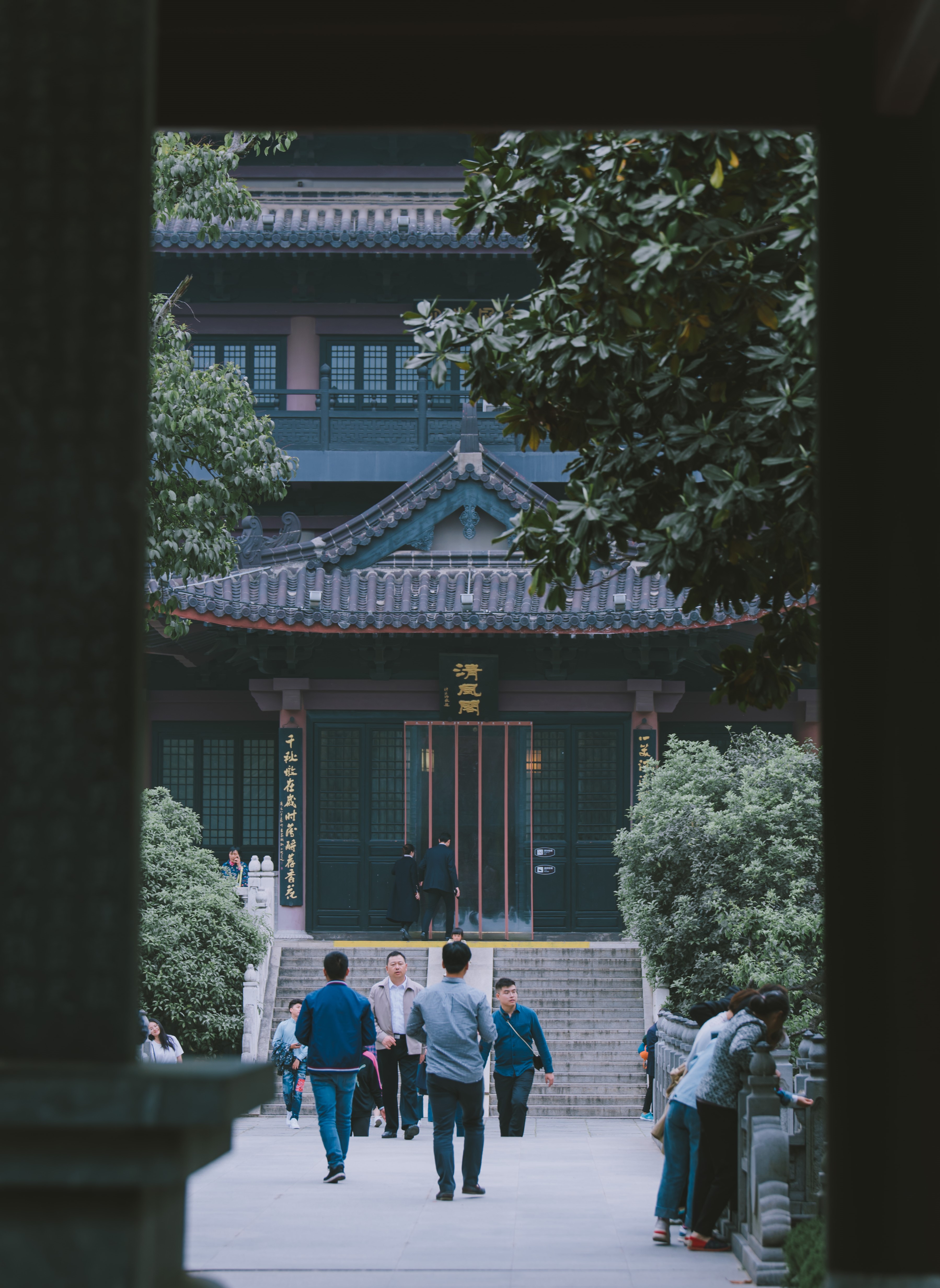 清风阁：包公园内的仿宋高塔