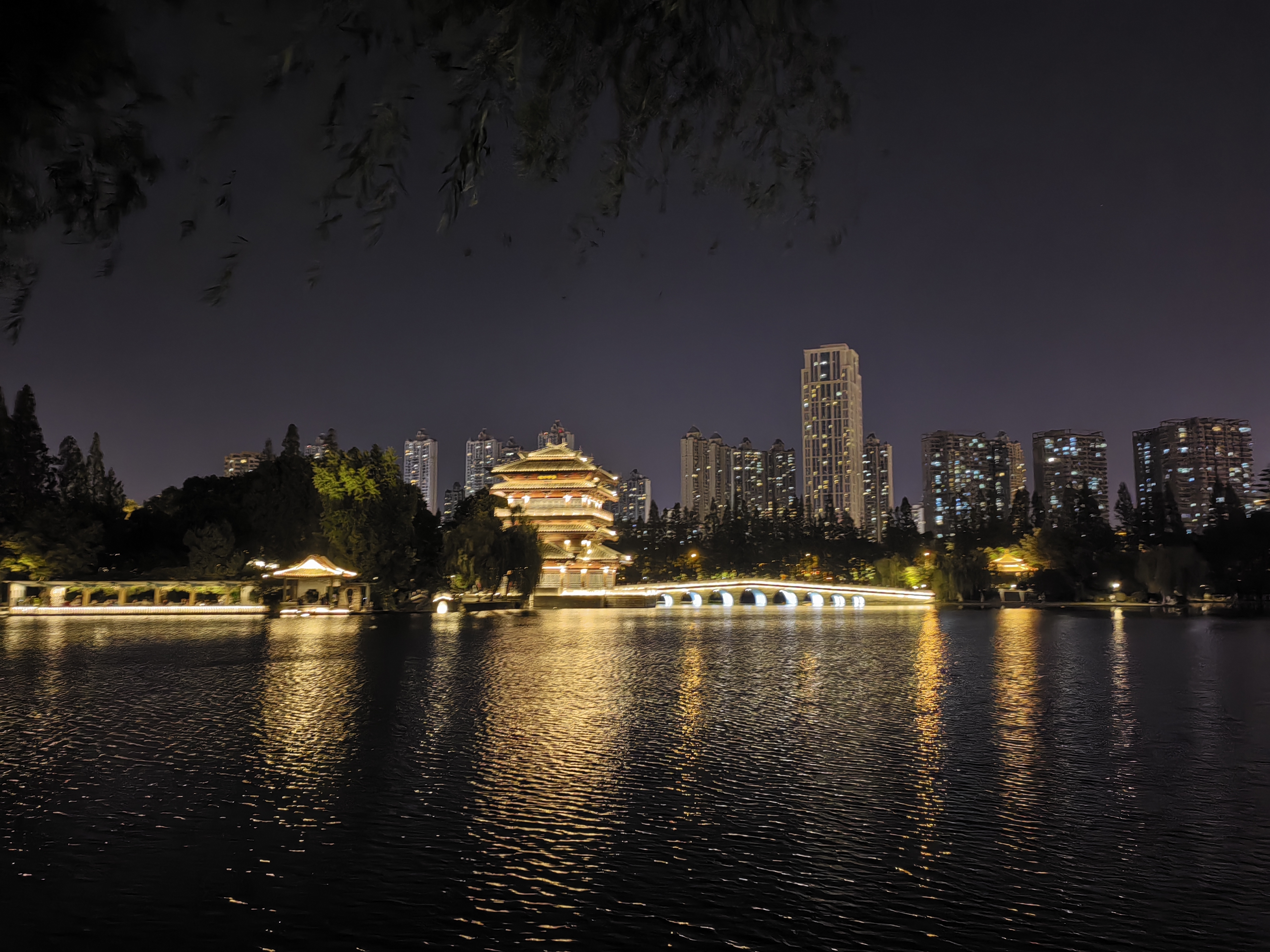 逍遥津夜景