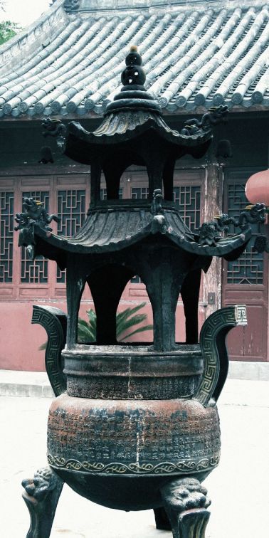 西庐寺现存殿宇立面