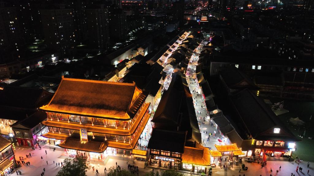 塞上老街仿古建筑街景