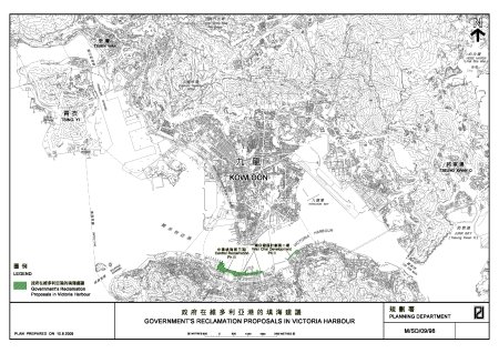 便览，图则及地图，检讨报告- 中环、湾仔填海计划及东南九龙发展计划- 发展局