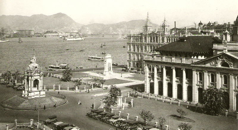 1930 年代的皇后像广场历史照片
