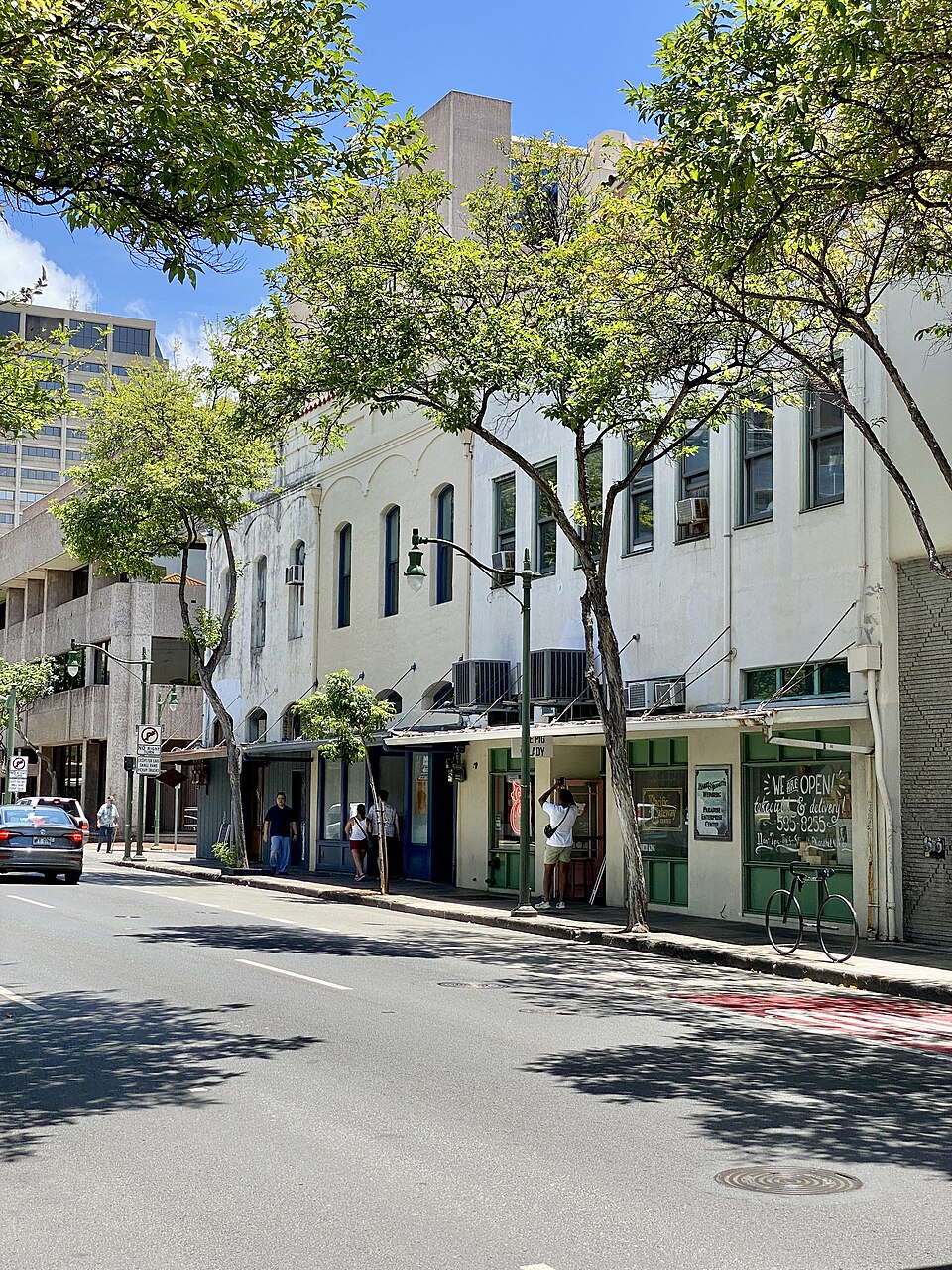 Maunakea Street block including the Yim Quon Building