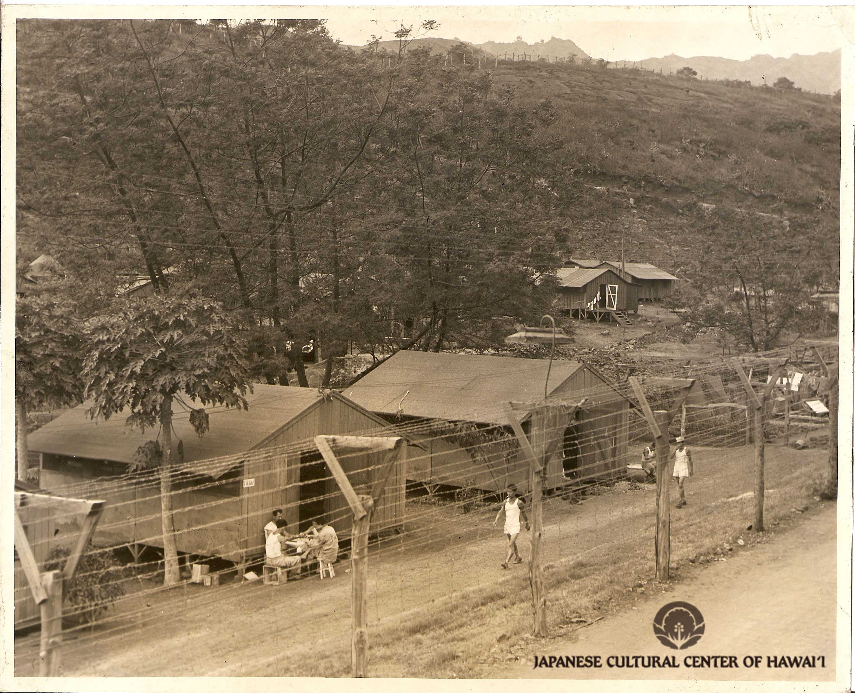 Honouliuli Internment and POW camp 营房内景