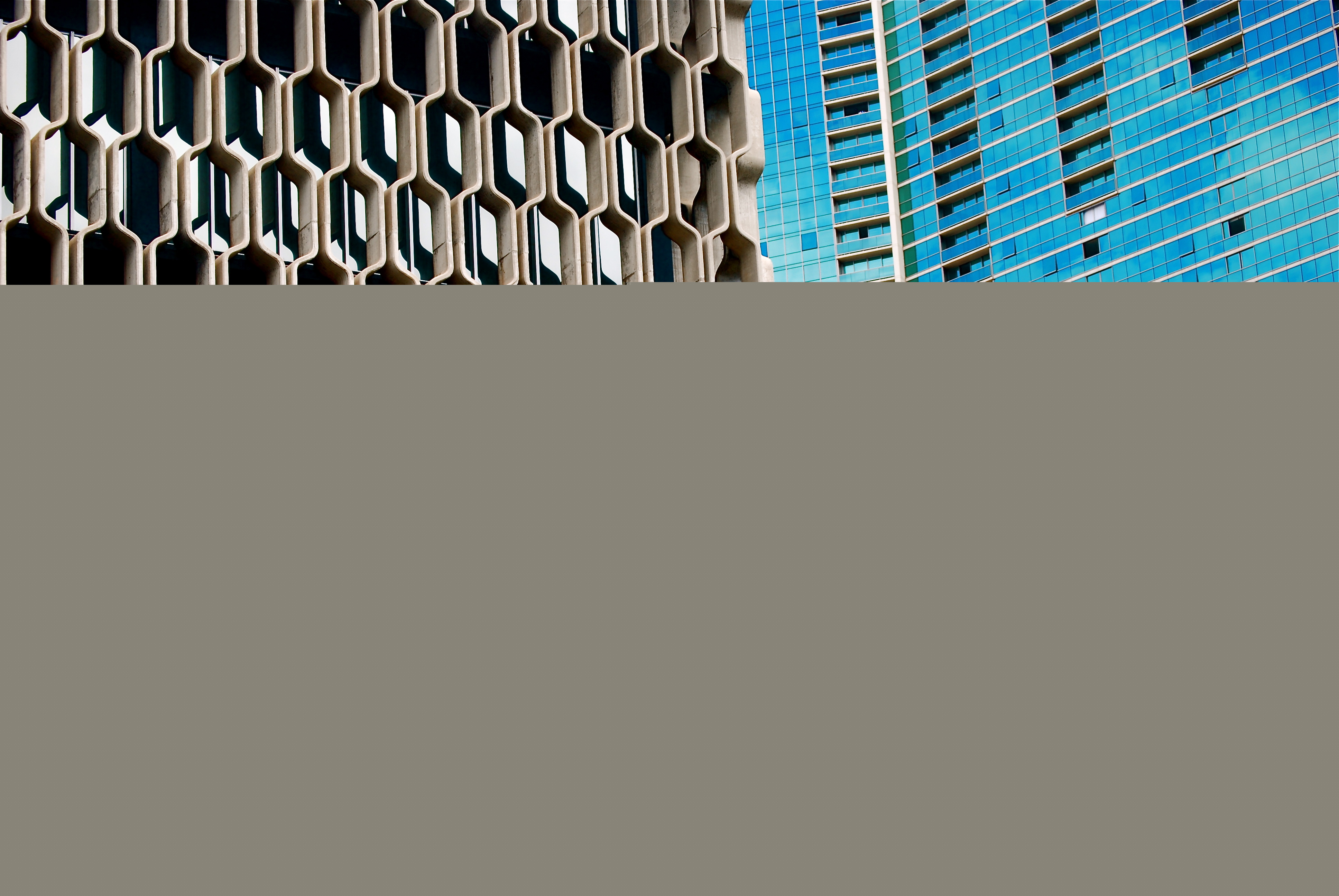 IBM Building 与周边高层塔楼的视觉关系