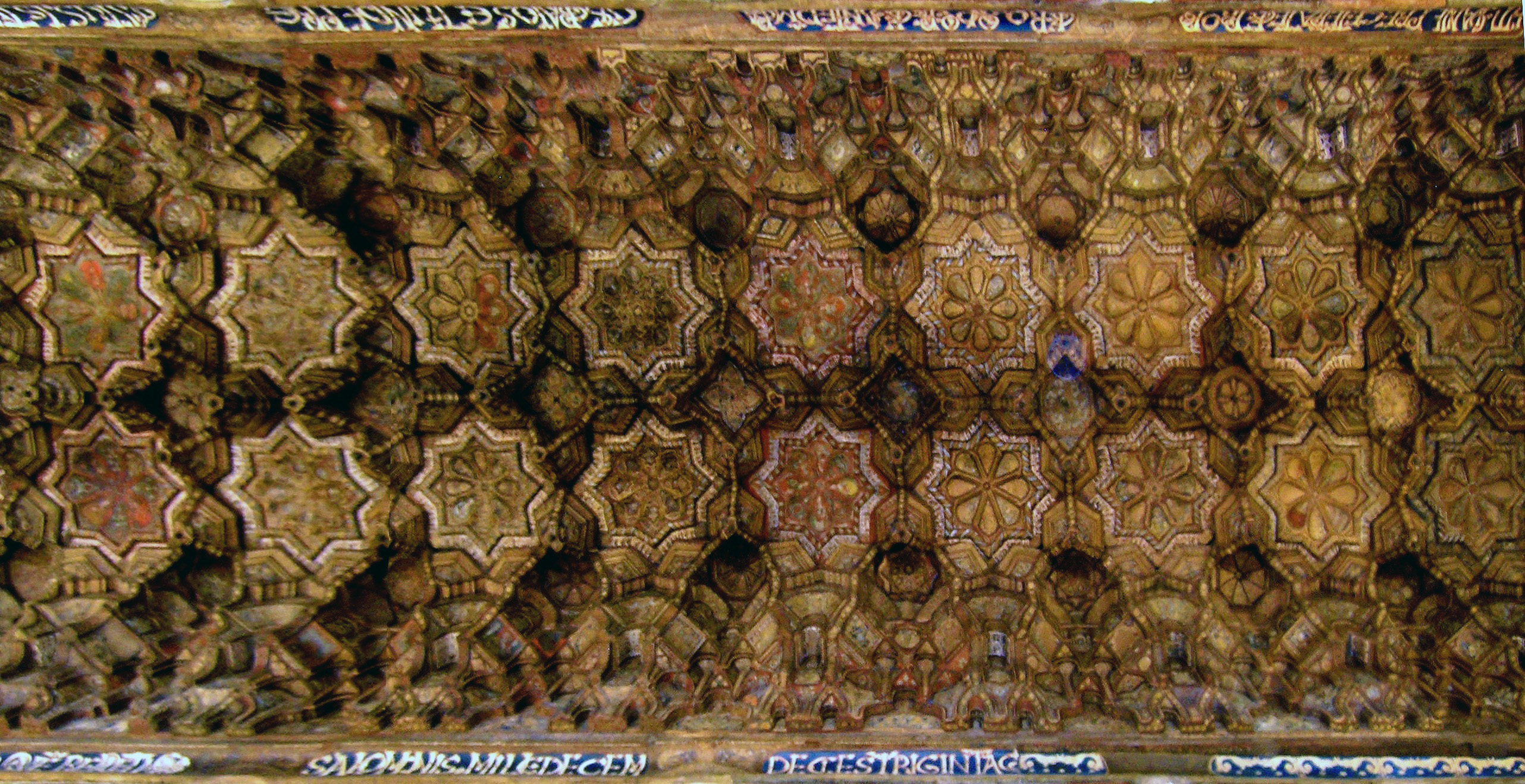 Cappella Palatina muqarnas 天花板细部