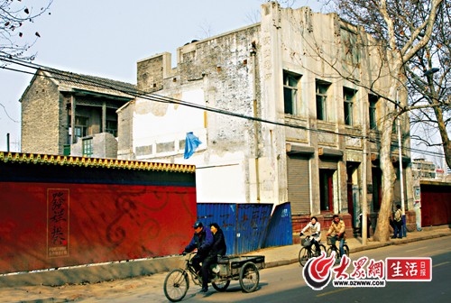 平移前的宏济堂西号外景，2008年施工前拍摄