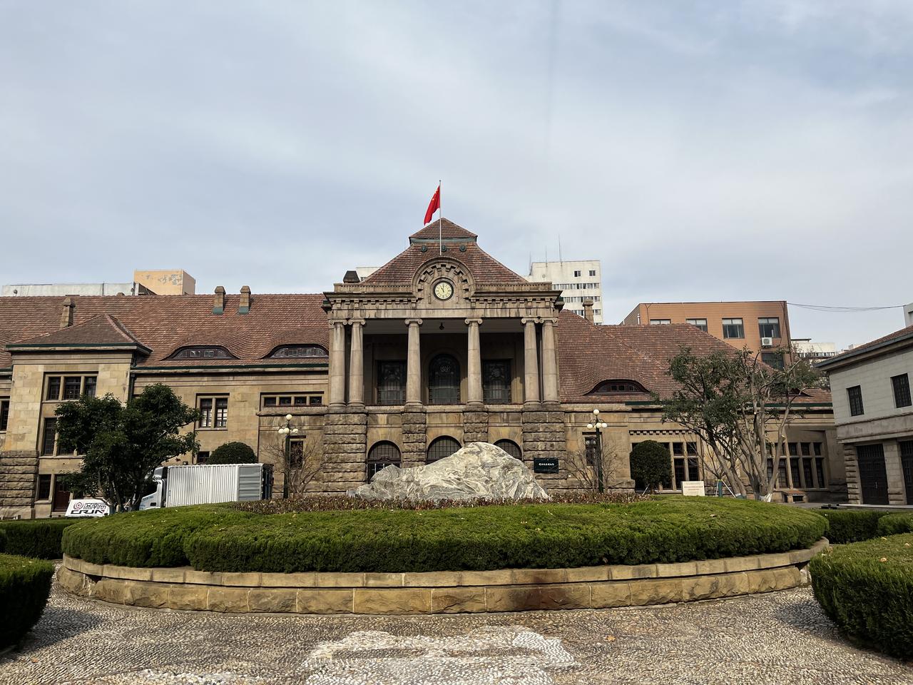 胶济铁路博物馆建筑外观，1915年德式站房