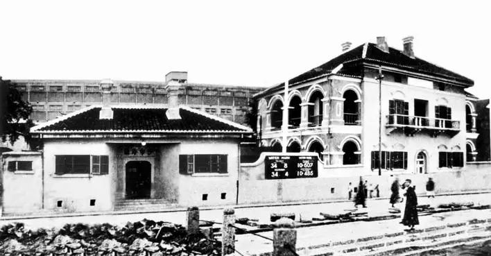 沙市打包厂红砖建筑外景，1919年建成