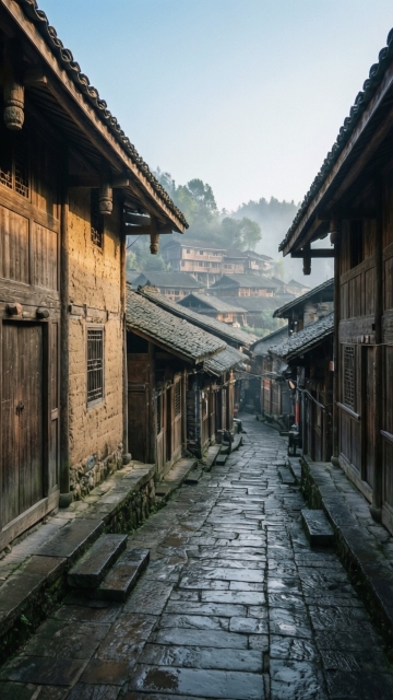 较场坝老街的川南穿斗式民居
