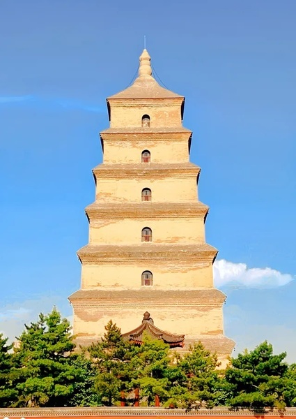 慈恩寺山门与码头石阶