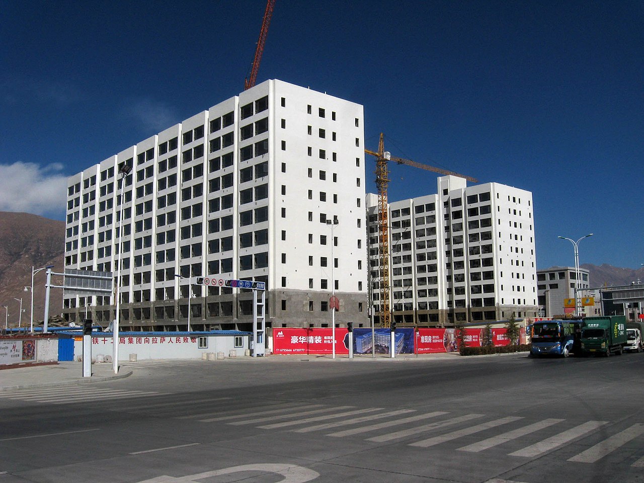 柳梧新区新建住宅和写字楼