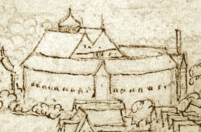 Hollar 版画中的第二座 Globe