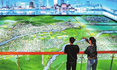 城市总体规划沙盘模型