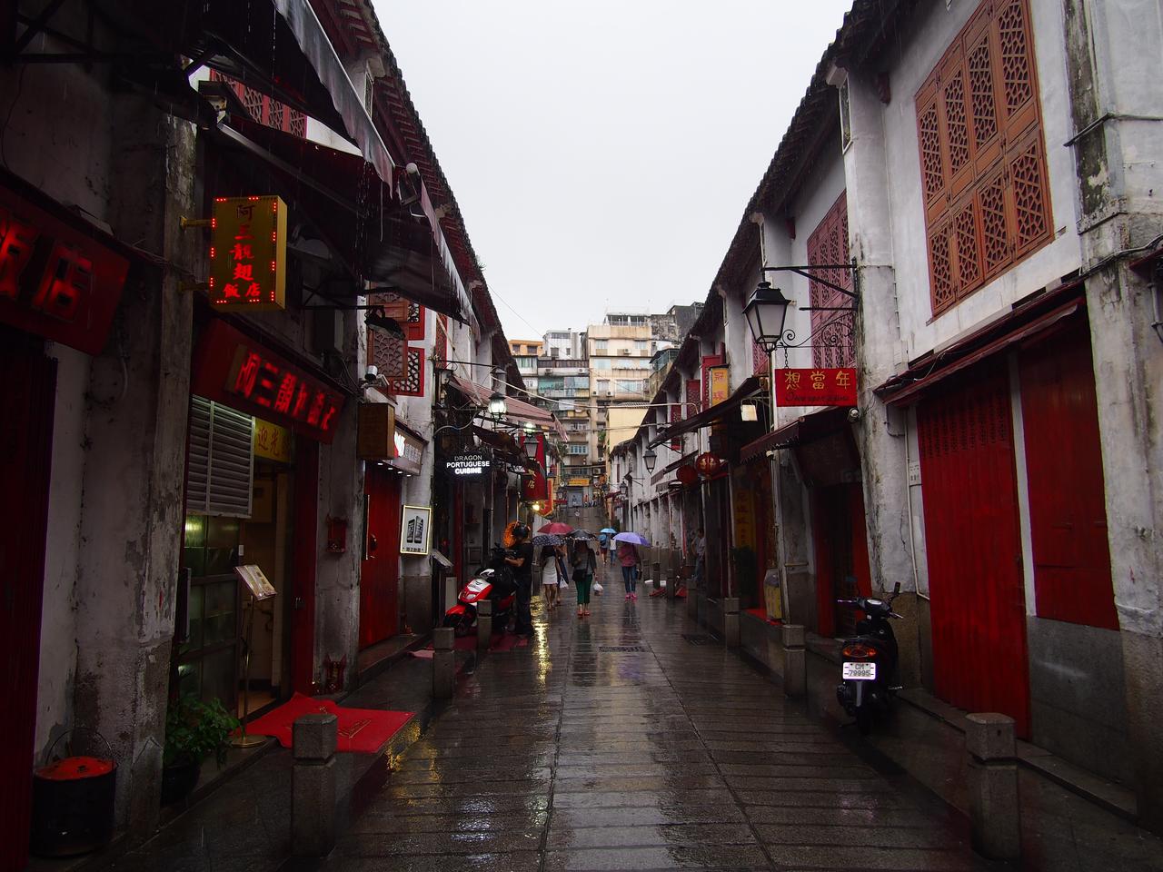2016年的福隆新街：步行区活化前的街景