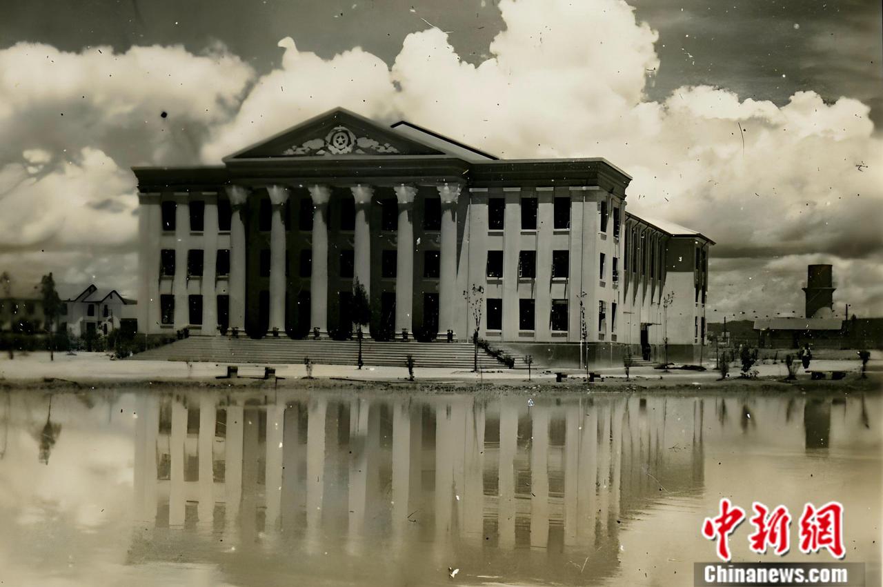 广西大学校园航拍全景
