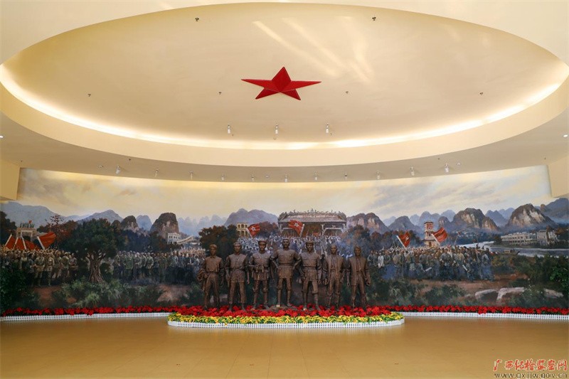 广西革命纪念馆展厅内景