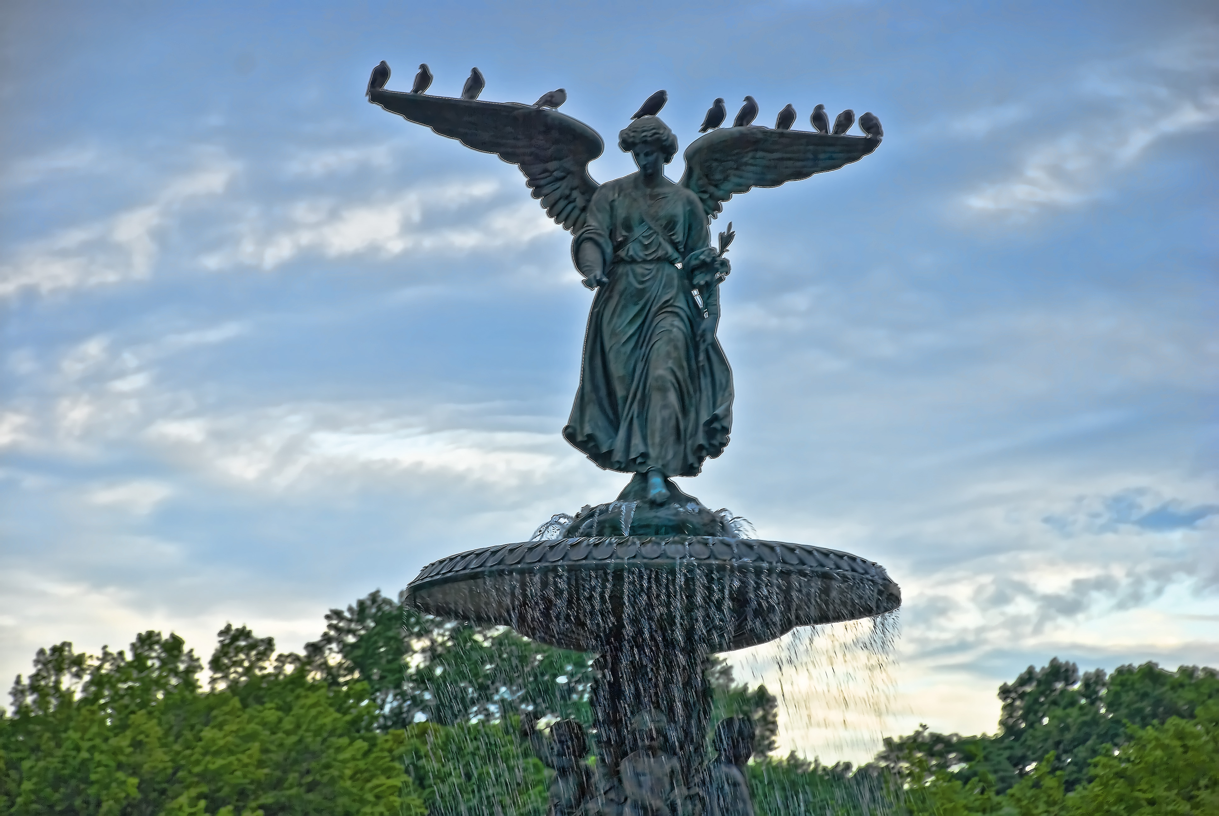 Angel of the Waters 喷泉近景
