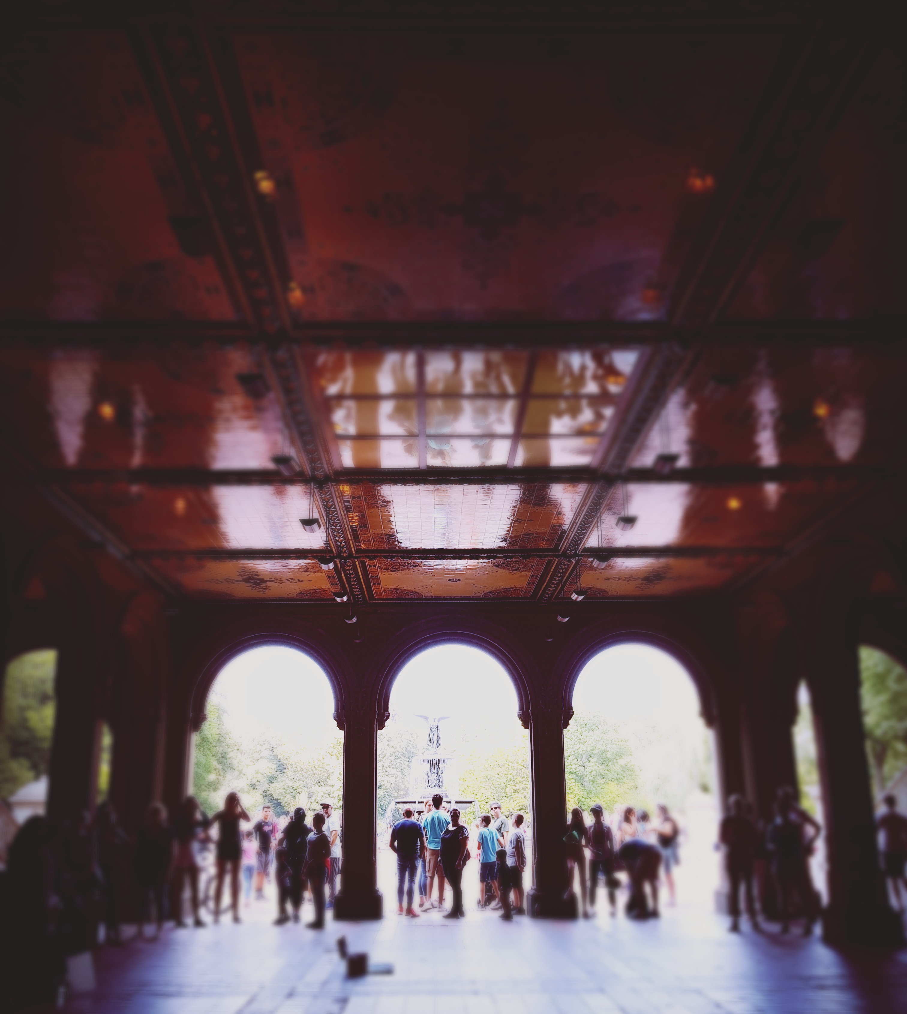 Bethesda Terrace 上层露台和喷泉广场