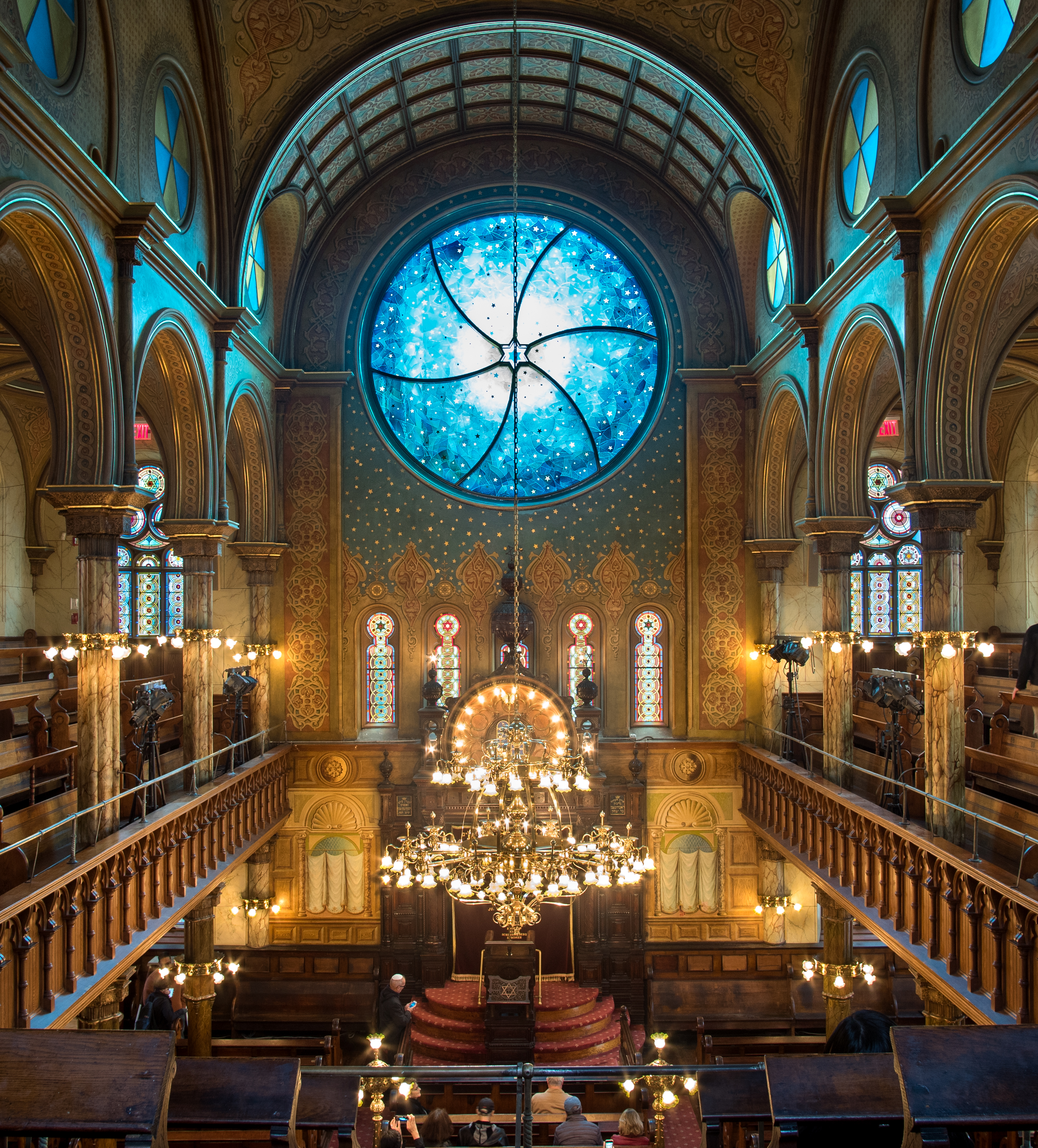 Eldridge Street Synagogue 主厅内景