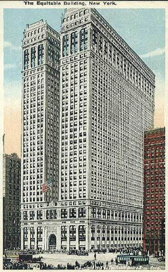 1915 年刚建成不久的历史明信片