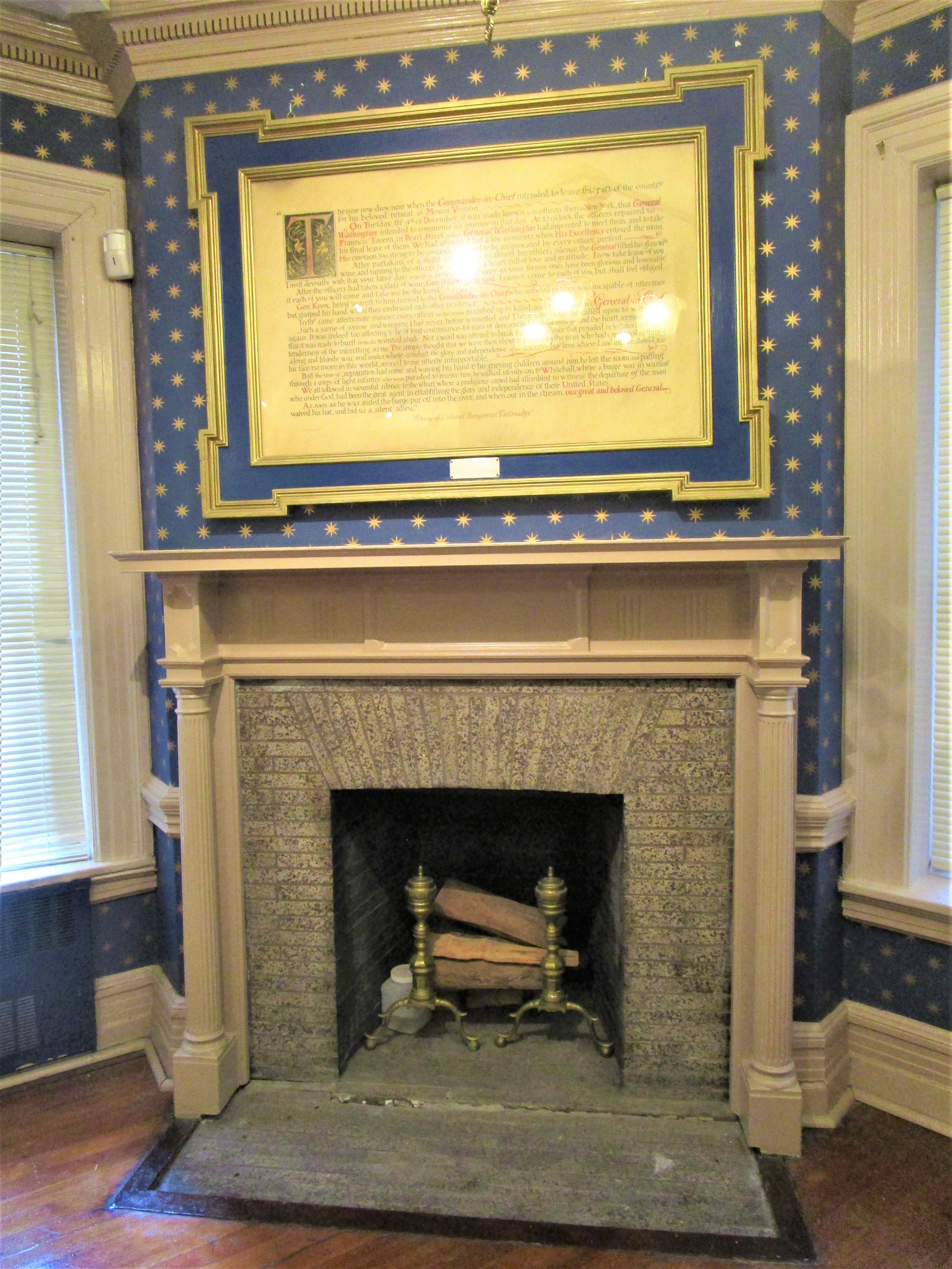 Fraunces Tavern 内部壁炉