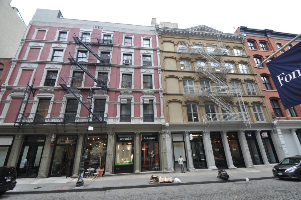 Greene Street 成排铸铁建筑立面
