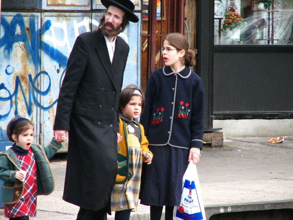 South Williamsburg Satmar 社区的街景