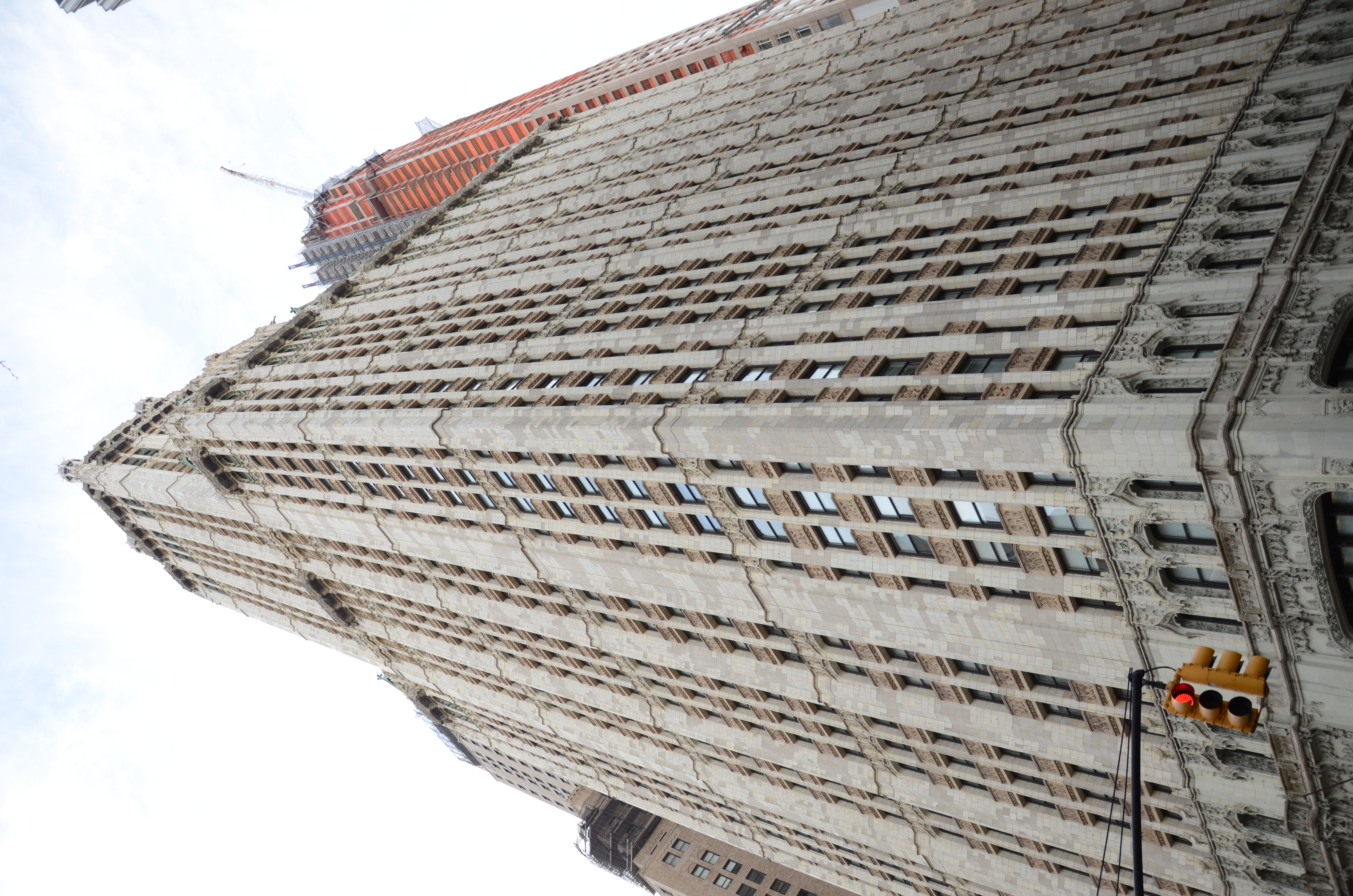 Woolworth Building 沿 Broadway 的外立面