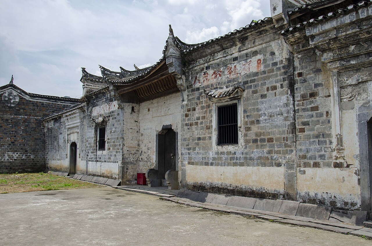慈城传统民居砖墙建筑
