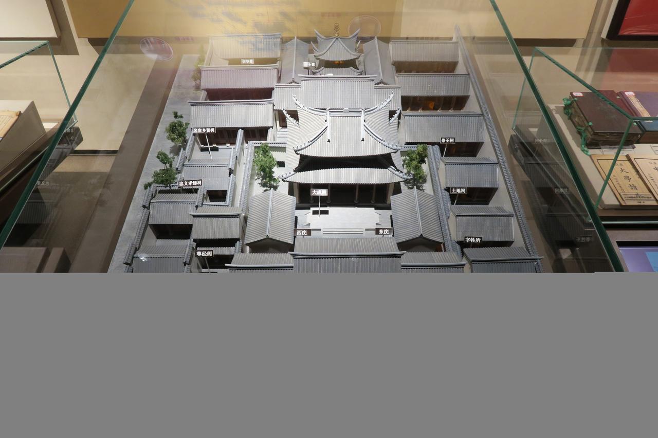 科举制度模型展柜